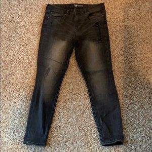 Light black skinny jeans